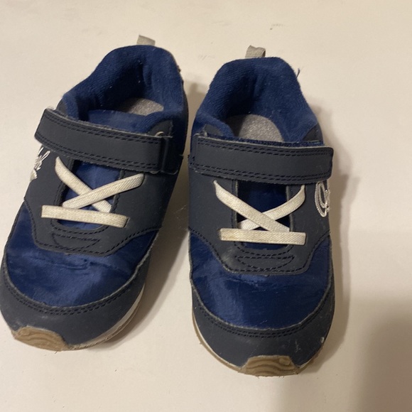 Oshkosh Bgosh boys sneakers size 10M blue brown color - Picture 2 of 7